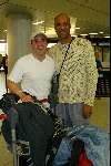 Schiphol 5 mei 2003
vertrek bobo in the bush 
horace cohen met jimmy geduld