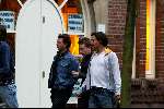 Amsterdam 23 mei 2003
jamai idols met vriendjes op de wallen