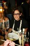 Laren 21 mei 2003
borden beschilderen voor het goede doel in het restaurant van Rene Froger
jet v d meij