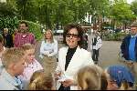 Laren 21 mei 2003
borden beschilderen voor het goede doel in het restaurant rene froger
jet v d meij