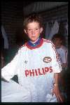 Eindhoven 1988
Johnny de Mol  in dekleedkamer bij PSV na alweer een kampioenschap.