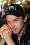 Laren 21 mei 2003
borden beschilderen voor het goede doel in het restaurant johnny de mol