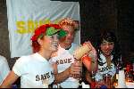 Amsterdam 23 mei 2003
save the oerang oetang in hotel arena
georgina verbaan sander foppele en kim lian v d Meij