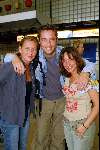 Schiphol 5 mei 2003
vertrek bobo in the bush 
Marie Carmen Oudendijk Mathias Scholten,  Sabine Koning