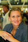 Schiphol 5 mei 2003
vertrek bobo in the bush 
 Marie Carmen Oudendijk
