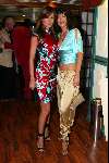 Amsterdam 22 mei 2003
FHM party op boot
Robine v d meer en Phaedra Hoste