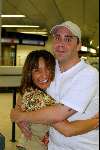 Schiphol 5 mei 2003
vertrek bobo in the bush 
horace cohen,  Sabine Koning