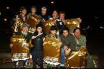 Amsterdam 10 april 2003
georgina verbaan aukje van ginneken sebastiaan la brie robin rienstra anouk v Nes Daniel Rivas posters plakken voor behoud  oerang oetan