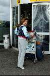 Amsterdam 13 mei 2003
Vertrek silvie meis bij schiphol