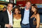 Amsterdam 22 mei 2003
FHM party op boot
Robine v d meer en Phaedra Hoste
rafael v d vaart en silvie meis