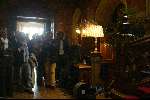 Schotland 10 mei 2003
Skibo Castle, op dit kasteen zijn o.a. Madonna en Paul Mc Cartney getrouwd
Eddy de Kroes ( geheel links )