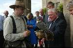 Schotland 10 mei 2003
Skibo Castle
Valkenier met zijn valk