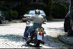 Amsterdam 30 mei 2003
winston Gerschtanowitz op harley Davidson