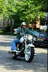Amsterdam 30 mei 2003
winston gerschtanowitz op harley davidson