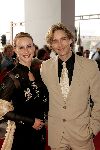 Rotterdam  10 mei 2004
Uitreiking Musical Awards in nieuw Luxor.
Addo Kruizinga met vriendin Saskia