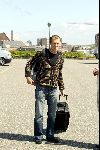 Noordwijk 26 mei 2004
Nederlands elftal spelers verzamelen bij Huis ter Duin.
Arjen Robben