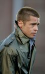 Amsterdam 5 mei 2004
Brad Pitt  bij opnames ocean 12.