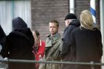 Amsterdam 5 mei 2004
Brad Pitt  bij opnames ocean 12.