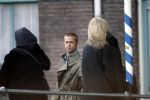 Amsterdam 5 mei 2004
Brad Pitt  bij opnames ocean 12.