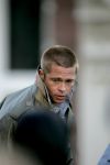 Amsterdam 5 mei 2004
Brad Pitt  bij opnames ocean 12.