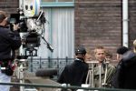 Amsterdam 5 mei 2004
Brad Pitt  bij opnames ocean 12.