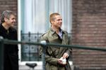 Amsterdam 05 mei 2004
Brad Pitt en George Clooney opnames Ocean 12.