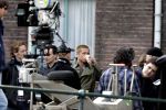 Amsterdam 5 mei 2004
Brad Pitt  bij opnames ocean 12.