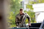 Amsterdam 5 mei 2004
Brad Pitt  bij opnames ocean 12.