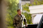 Amsterdam 5 mei 2004
Brad Pitt  bij opnames ocean 12.