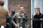 Amsterdam 5 mei 2004
Brad Pitt en George Clooney bij opnames ocean 12.