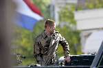 Amsterdam 05 mei 2004
Bratt Pitt en George Clooney opnames Ocean 12