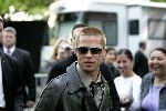 Amsterdam 19 mei 2004
Brad Pitt George Clooney en Matt Damon opnames voor de film ocean's 12