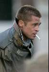 Amsterdam 05 mei 2004
Bratt Pitt en George Clooney Viewing Movie Ocean 12