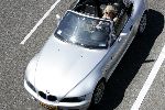 Amsterdam 19 mei 2004
Bridget Maasland in haar BMW cabrio.