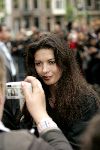 Amsterdam 9 mei 2004
Catharina Zeta Jones arriveert bij het Amstel Hotel.