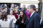 Amsterdam 20 mei 2004
Opnames Ocean's 12 op begraafplaats Westgaarde in  Catharina Zeta Jones.