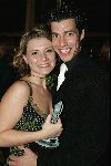 Rotterdam  10 mei 2004
Uitreiking Musical Awards in nieuw Luxor.
Celine Purcell  met vriend