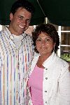 Hollandsche Rading 30 mei 2004
Opening expositie  Dominic Grant en Astrid Engels.
Christine Kroonenberg met nieuwe vriend
