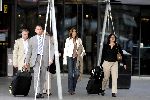 Schiphol 29 mei 2004
Cindy Crawford bij aankomst op  schiphol.