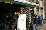 Amsterdam 30 mei 2004
Cindy Crawford in Amsterdam op de dam.