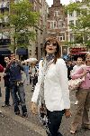 Amsterdam 30 mei 2004
Cindy Crawford in Amsterdam op de dam.