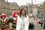 Amsterdam 30 mei 2004
Cindy Crawford in Amsterdam op de dam.