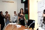 Amsterdam 31 mei 2004
Cindy Crawford bij presentatie nieuwe parfum 
Frank Wisse