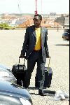Noordwijk 26 mei 2004
Nederlands elftal spelers verzamelen bij Huis ter Duin.
Clarence Seedorf
