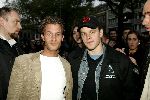 Amsterdam 11 mei 2004
Matt Damon met Desmon Docker op de foto bij het Amstel Hotel.