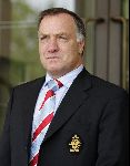 Amsterdam 8 juni 2004
Dick Advocaat bij vertrek Nederlands elftal naar Portugal