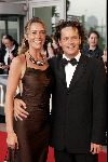 Rotterdam  10 mei 2004
Uitreiking Musical Awards in nieuw Luxor.
Dirk Zeelenberg met vriendin