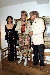 Hollandsche Rading 30 mei 2004
Opening expositie  Dominic Grant en Astrid Engels.
en Laura Fygi