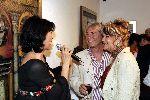 Hollandsche Rading 30 mei 2004
Opening expositie  Dominic Grant en Astrid Engels.
 Laura Fygi