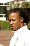 Amsterdam 8 juni 2004
Edgar Davids bij vertrek Nederlands elftal naar Portugal